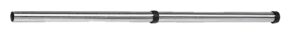 Verlengbuis, 2-delig, kunststof, Ø 50 mm, 500 mm