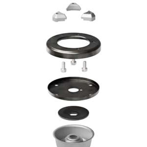 Montageset, voor grassnijblad en driehoeksmes