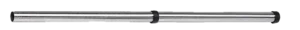 Verlengbuis, 1-delig, edelstaal, Ø 36 mm, 500 mm